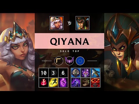 Qiyana Top vs Cassiopeia: Unstoppable - EUW Master Patch 25.S1.1