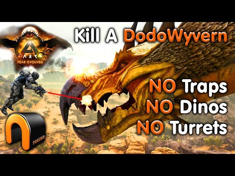 Ark How To KILL A DODOWYVERN With NO DINOS! #Ark