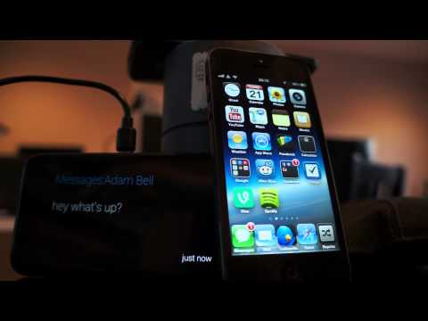 Probando las notificaciones Push iPhone 5 en Google Glass