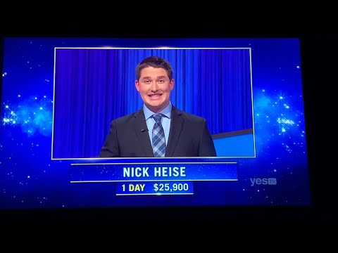 Jeopardy, intro - Nick Heise Day 2 (2/11/22)