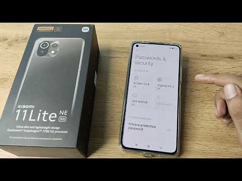 How to set Pin Lock in Xiaomi 11 Lite NE 5G Phone