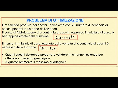 Problema di ottimizzazione - Esercizio svolto 2
