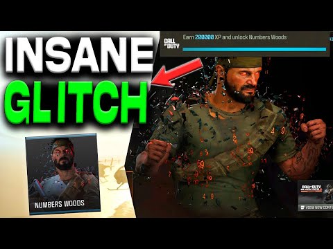 NUMBERS WOODS SKIN UNLOCK GLITCH / METHODS IN MW3 WARZONE! BEST UNLIMITED XP GLITCH / METHODS!