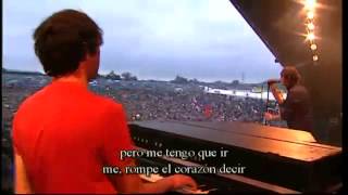 Keane - Can&#39;t stop now (subtitulado español - en vivo)