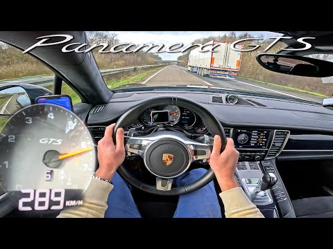 Porsche Panamera GTS 4.8 V8 - TOP SPEED on AUTOBAHN