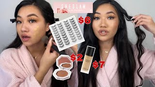 TESTING SHEGLAM MAKEUP... & HAIR TRANSFORMATION 💗