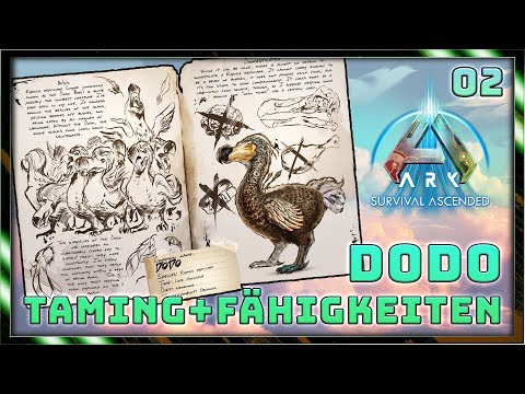 ASA Taming Guide ⭐ 02: Der Dodo Tame und seine Fähigkeiten | ARK Survival Ascended | #Doctendo