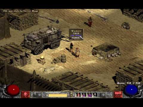 Diablo 2 Single Player: Ancient Tunnels Blizz MF Sorc