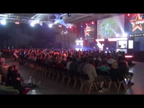 DreamHack Open: Summer 2013: Crowd cheering for Jaedong and StarDust