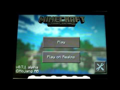 Minecraft pocket edition 0.7.1 tutorial: How to play local server multiplayer