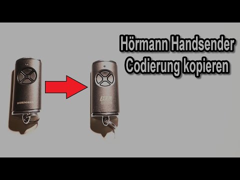 Hörmann Handsender kopieren Anleitung / Hörmann Handsender für Garagentor Antrieb kopieren