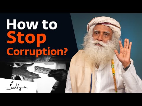 How to Stop Corruption? Sadhguru [Election 2014]