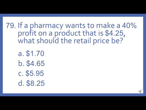 PTCB PTCE Practice Test Question 79 - Rx Pricing (Pharmacy Technician CPhT Test Prep)