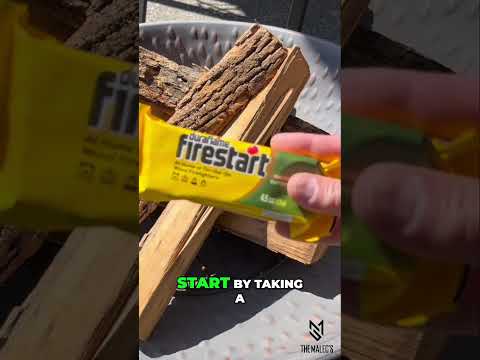 Quick & Easy Campfire Duraflame Firestarter Demo!