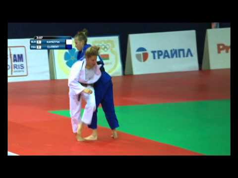 Дзюдо Открытый кубок Европы Анфиса Капаева Мелани Клеман Anfisa Kapayeva Melanie Clement