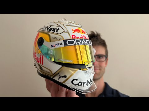My Best Office Display - Max Verstappen Schuberth Helmet 2022 (1:2 scale)
