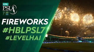 Dazzling Fireworks at National Stadium Karachi for