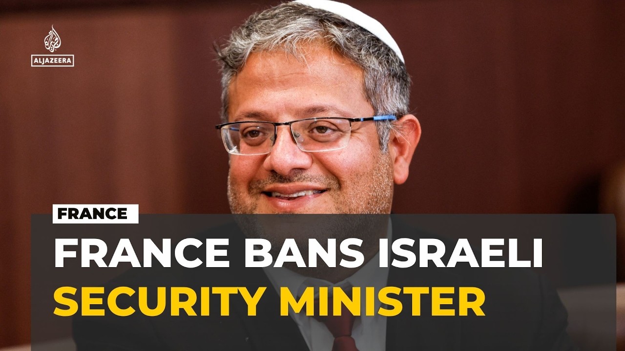 France bans Israeli minister Ben Gvir after flotilla controversy