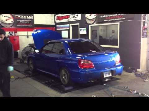 2005 Subaru STI Dyno Pull : HKS EL Header + Tial 44mm External Wastegate