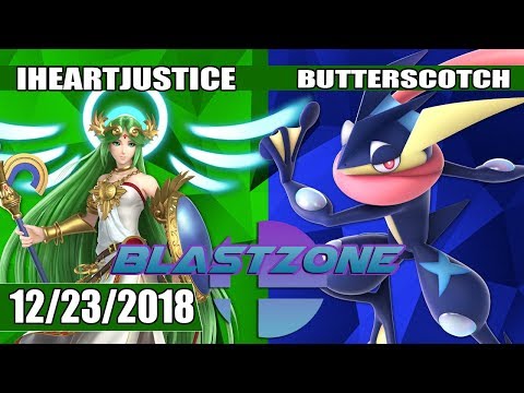PSG Blastzone: iHeartJustice (Palutena) vs Butterscotch (Greninja) - Winners Round 1