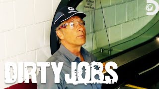 Mike Rowe Gets Down and Dirty on an Escalator Cleaning Job | Dirty Jobs | Discovery