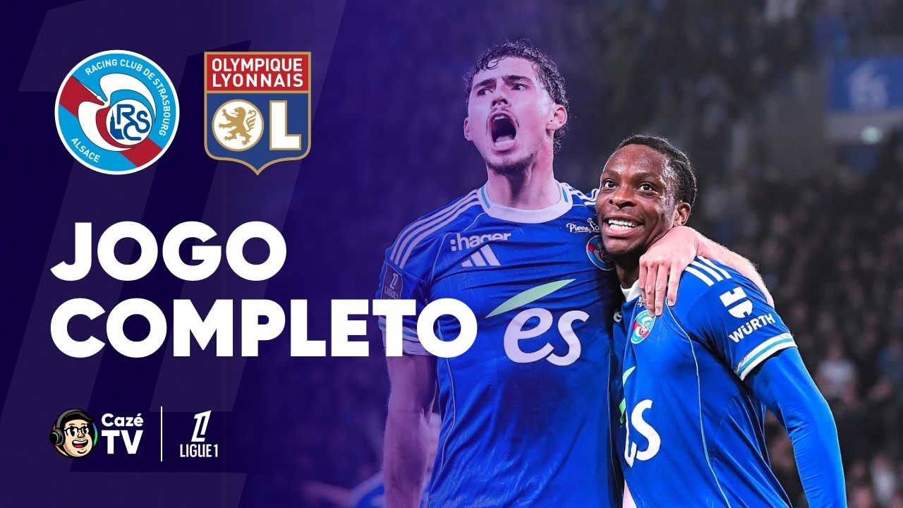JOGO COMPLETO: STRASBOURG X LYON | LIGUE 1 2025/2026 | 23ª RODADA