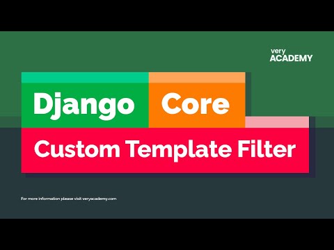 Django Custom Template Filter Example  - Adding CSS classes to forms thumbnail