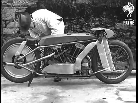 Thumbnail for 150 mph record run on a motorcycle in 1930! by Motorcycle, Car