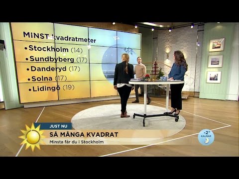 Så många kvadrat får du för en miljon! - Nyhetsmorgon (TV4)