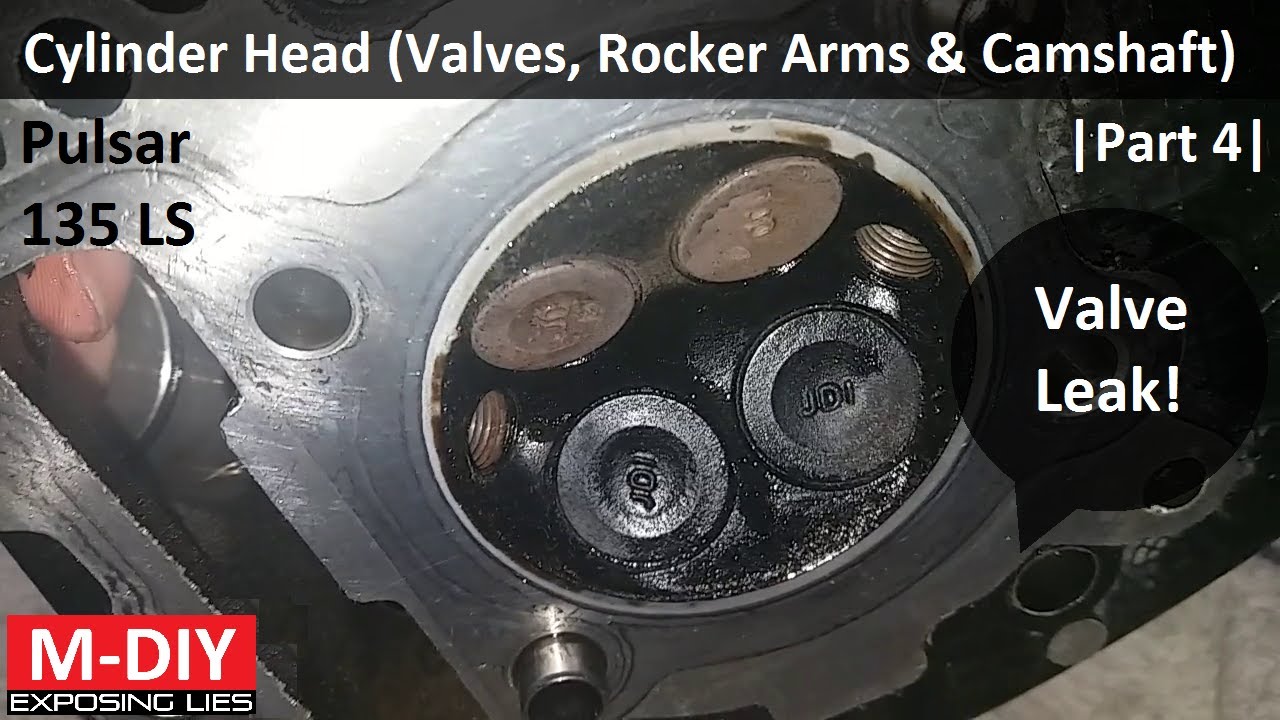 Pulsar 135 LS Engine Overhaul - Part 4 Cylinder Head (Valves, Rockers Arms & Camshaft)