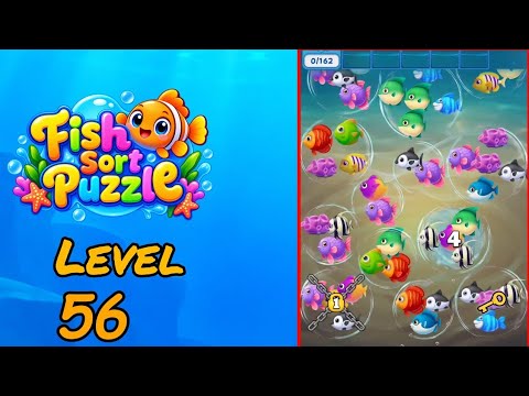 Fish Sort Puzzle Level 56 Walkthrough thumbnail