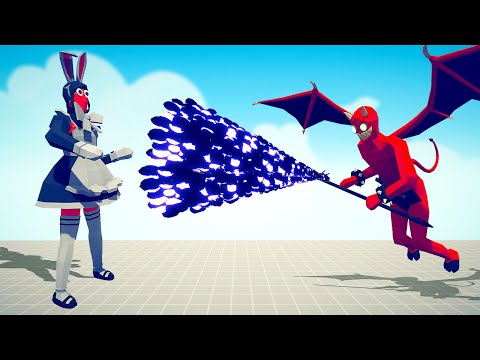 GIANT BUNNY GIRL vs EVERY GOD - Totally Accurate Battle Simulator TABS
