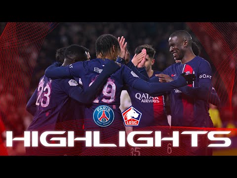 FC PSG Paris Saint Germain 3-1 LOSC Olympique Spor...