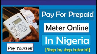 How To Pay For Prepaid Meter Online In Nigeria