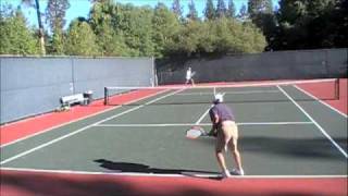 preview picture of video 'Tahoe City Tennis 8-1-10, 1st set'