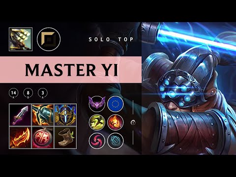 Master Yi Top vs Tryndamere - EUW Master Patch 25.24