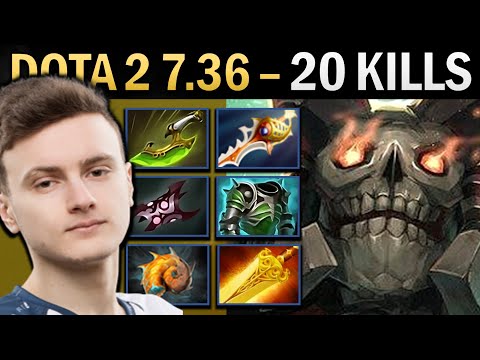 Wraith King Gameplay Miracle with 20 Kills and Armlet - Dota 2 Ringmaster