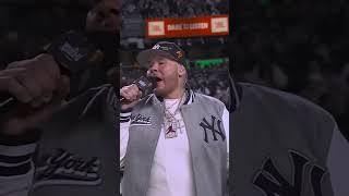 Fat Joe gets the Yankee Stadium crowd ready for Game 3 🗣🎤 #shorts