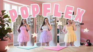 Popflex Plus Size Try On Haul | Size 2X Athletic Dresses and Skirts