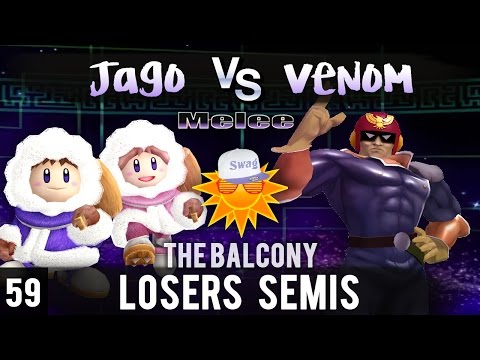 Melee @ The Balcony 59 - Losers Quarters ft. R3 | Venom (Falcon) vs Jago ( Ice Climbers)