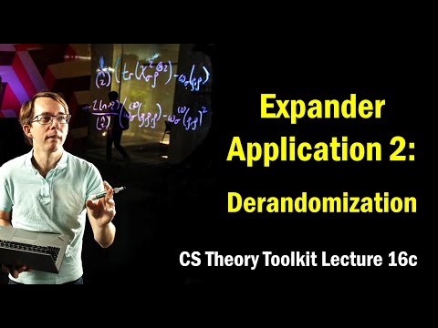 Expander Graph Application 2: Derandomization || @ CMU || Lecture 16c of CS Theory Toolkit