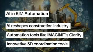 The Future of BIM: Artificial Intelligence, Robotics, and the Evolution of Construction