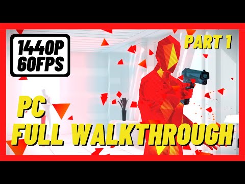 SUPERHOT: MIND CONTROL DELETE (PC) Part 1 - Gameplay Walkthrough [No Commentary]