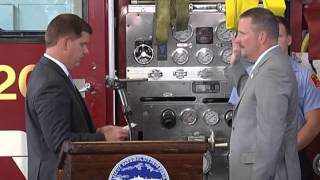 preview picture of video 'Boston Fire Commissioner Joseph Finn Swearing-In Ceremony'