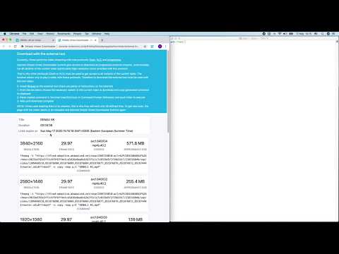 Download with the external tool demo