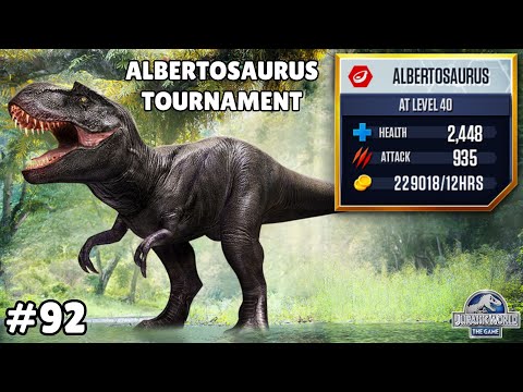 JWTG: Albertosaurus Tournament (EP 92) #jurassicworldthegame #dinosaur #jwtg
