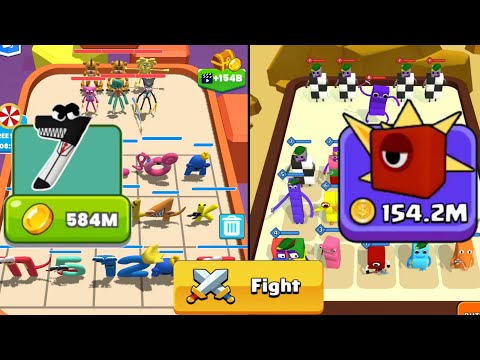 Merge Cube Number: Color Block vs Alphabet Number Game | NumberBlocks & Alphabet Lore