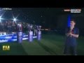 Messi treble celebration speech