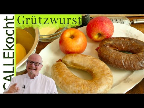 Grützwurst mit Püree und Apfel - Himmel und Erde - Tote Oma - Rezept