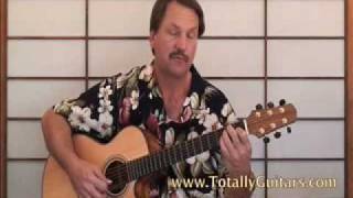 Mini Lesson Who Knows Where The Time Goes , Eva Cassidy acoustic guitar lesson part 1